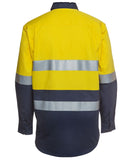 JB'S 6HLS HIVIS TAPED SHIRT L/S - REDZ WORKWEAR + TOOLS NORTH LAKES