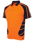 JB 6HSP HIVIS SPIDER POLO S/S - REDZ WORKWEAR + TOOLS NORTH LAKES