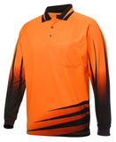 JB'S 6HVR HIVIS RIPPA SUB POLO L/S - REDZ WORKWEAR + TOOLS NORTH LAKES