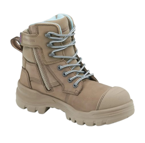 WOMENS WORK SAFETY BOOTS AFTERPAY ZIPPAY REDZ WORKWEAR