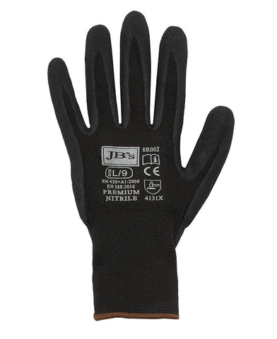 Premium Nitrile Breathable Glove (12 PK) JB 8R002