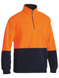 BISLEY Hi Vis Polar Fleece Zip Pullover (BK6889)