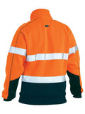 BISLEY Taped Hi Vis 1/4 Zip Fleece Pullover (BK6989T)