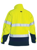 BISLEY Taped Hi Vis 1/4 Zip Fleece Pullover (BK6989T)