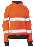 BISLEY BKL6818T Womens Taped Fleece Jumper - REDZ Workwear