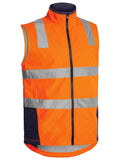 BISLEY Taped Hi Vis Soft Shell Vest (BV0348T)