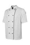 JB'S 5CJ2 UNISEX CHEFS JACKET S/S - REDZ WORKWEAR + TOOLS NORTH LAKES
