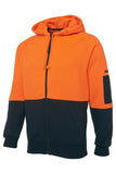 JB'S 6HVH HIVIS FULL ZIP HOODIE - REDZ WORKWEAR + TOOLS NORTH LAKES