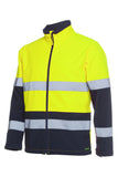 JB 6DWJ HIVIS (D+N) SOFTSHELL JACKET - REDZ WORKWEAR + TOOLS NORTH LAKES