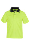 JB 6HVNC KIDZ HIVIS POLO - REDZ WORKWEAR + TOOLS NORTH LAKES