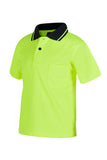 JB 6HVNC KIDZ HIVIS POLO - REDZ WORKWEAR + TOOLS NORTH LAKES