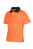 JB 6HVNC KIDZ HIVIS POLO - REDZ WORKWEAR + TOOLS NORTH LAKES