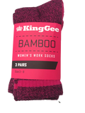 KING GEE Women's Bamboo Work Socks - REDZ Workwear