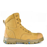BATA High Cut Zip Safety Boots - Marto Wheat