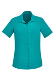 BIZCARE CL947LS LADIES EASY STRETCH S/S SHIRT 4 COLOURS - REDZ WORKWEAR + TOOLS NORTH LAKES