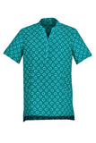 BIZCARE CS950LS LADIES EASY STRETCH DAISY PRINT TUNIC 3 COLOURS - REDZ WORKWEAR + TOOLS NORTH LAKES