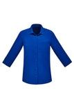 BIZCARE CS951LT LADIES EASY STRETCH 3/4 SHIRT 4 COLOURS - REDZ WORKWEAR + TOOLS NORTH LAKES
