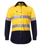 RITEMATE RM208V2R Women's Hi Vis Vented Shirt - Lightweight - REDZ