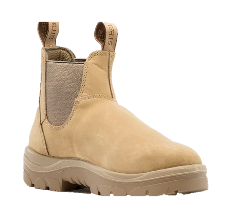 STEEL BLUE 312101 HOBART ELASTIC SIDED BOOT - SAND