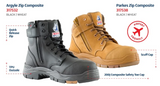 STEEL BLUE ARGYLE ZIP SIDED COMPOSITE TOE BLACK - REDZ WORKWEAR + TOOLS NORTH LAKES