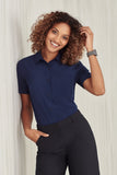 BIZCARE CL947LS LADIES EASY STRETCH S/S SHIRT 4 COLOURS - REDZ WORKWEAR + TOOLS NORTH LAKES