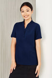 BIZCARE CS949LS LADIES EASY STRETCH TUNIC 4 COLOURS - REDZ WORKWEAR + TOOLS NORTH LAKES