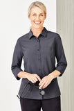 BIZCARE CS951LT LADIES EASY STRETCH 3/4 SHIRT 4 COLOURS - REDZ WORKWEAR + TOOLS NORTH LAKES