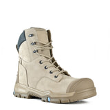 BATA High Cut Zip Safety Boots - Woodside Slate