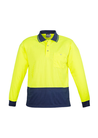 SYZMIK ZH232  UNISEX HI VIS BASIC SPLICED POLO - REDZ