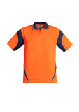 SYZMIK ZH248 - MENS HI VIS AZTEC POLO - REDZ