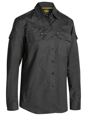 BISLEY BL6414 WOMENS X AIRFLOW™ RIPSTOP SHIRT - CHARCOAL