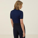 NNT Womens Textured Short Sleeve Polo (CATUF9) - 2 Colours