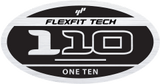 FLEXFIT 110 CURVED PEAK BLACK - REDZ WORKWEAR