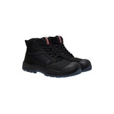 HARD YAKKA Y60235 NITE VISION ZIP SIDE SAFETY BOOT - BLACK - REDZ Workwear