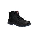 HARD YAKKA Y60235 NITE VISION ZIP SIDE SAFETY BOOT - BLACK - REDZ Workwear